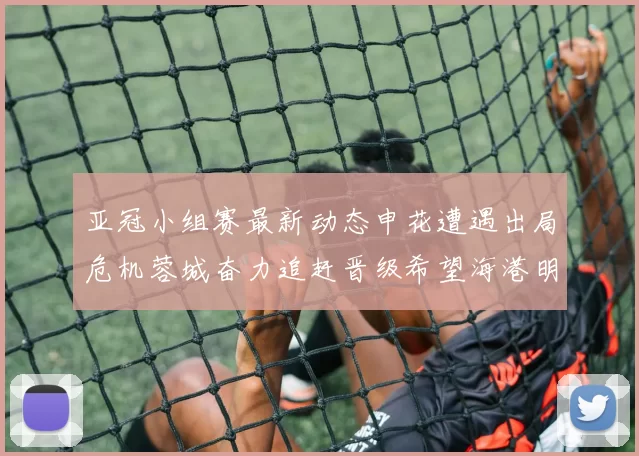 亚冠小组赛最新动态申花遭遇出局危机蓉城奋力追赶晋级希望海港明日迎战挑战